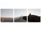 Preview: Panorama Leinwandbild 3-teilig Inspiration Berge
